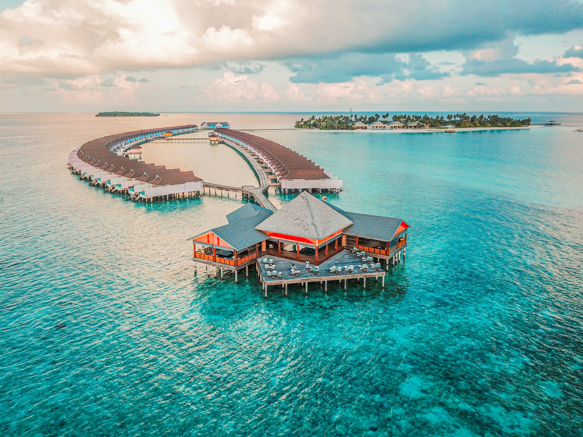 Overwater bungalows
